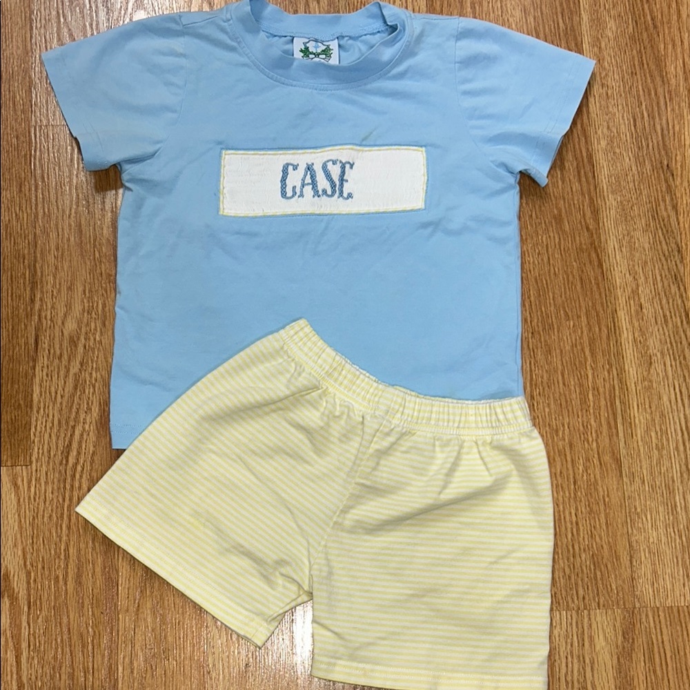 Southern Taters CASE Matching Smocked Set